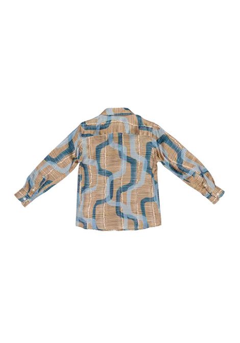 Camicia con stampa MANUEL RITZ | MR3298BEIGE